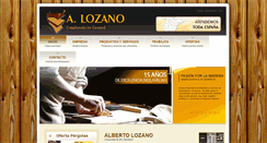 Desktop Screenshot of carpinteriaalozano.com